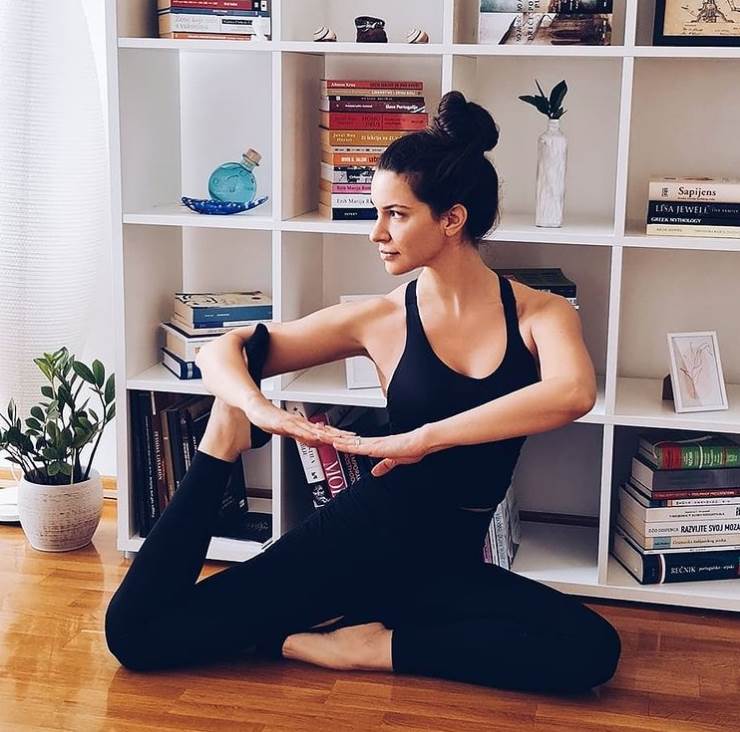  Dragana Kosjerina praktikuje jogu. 