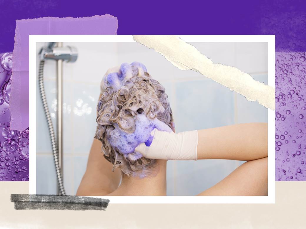  Ako gledate kako pomoći kosi u kućnoj radinosti, stručnjaci savetuju da posegnete za plavim ili ljubičastim šamponom 
