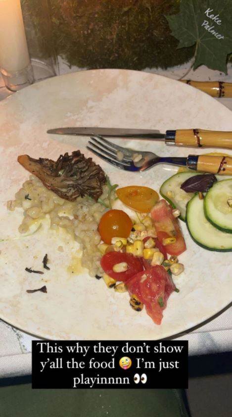  keke pamer podelila je fotografiju obroka sa met gale 