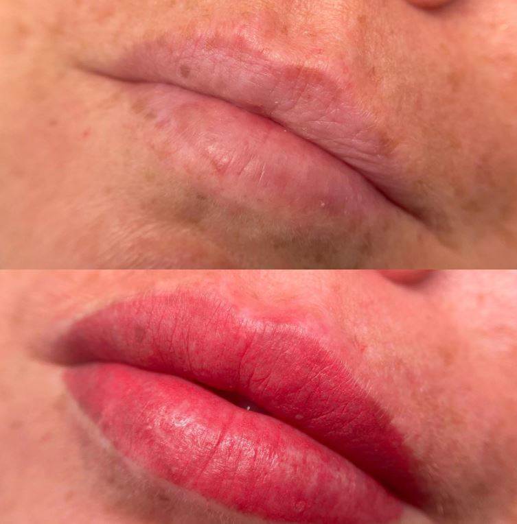  Lip blushing je popularna tehnika za senčenje usana. 
