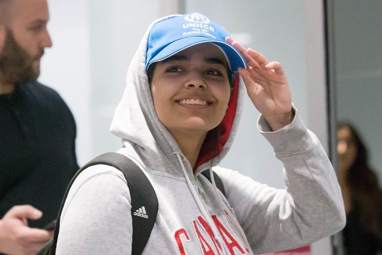  Rahaf Mohamed azil je ponudila Kanada. 