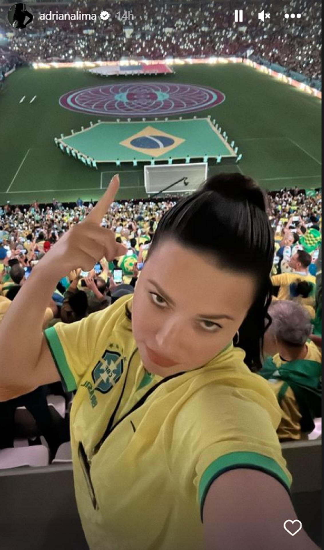  Adrijana Lima gledala utakmicu Srbija Brazil. 