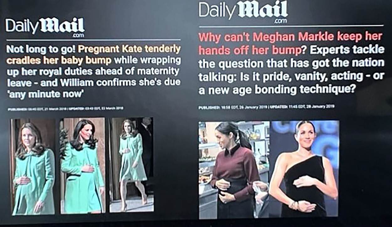  Mediji su poredili čak i ikejt i megan u trudnoći. 