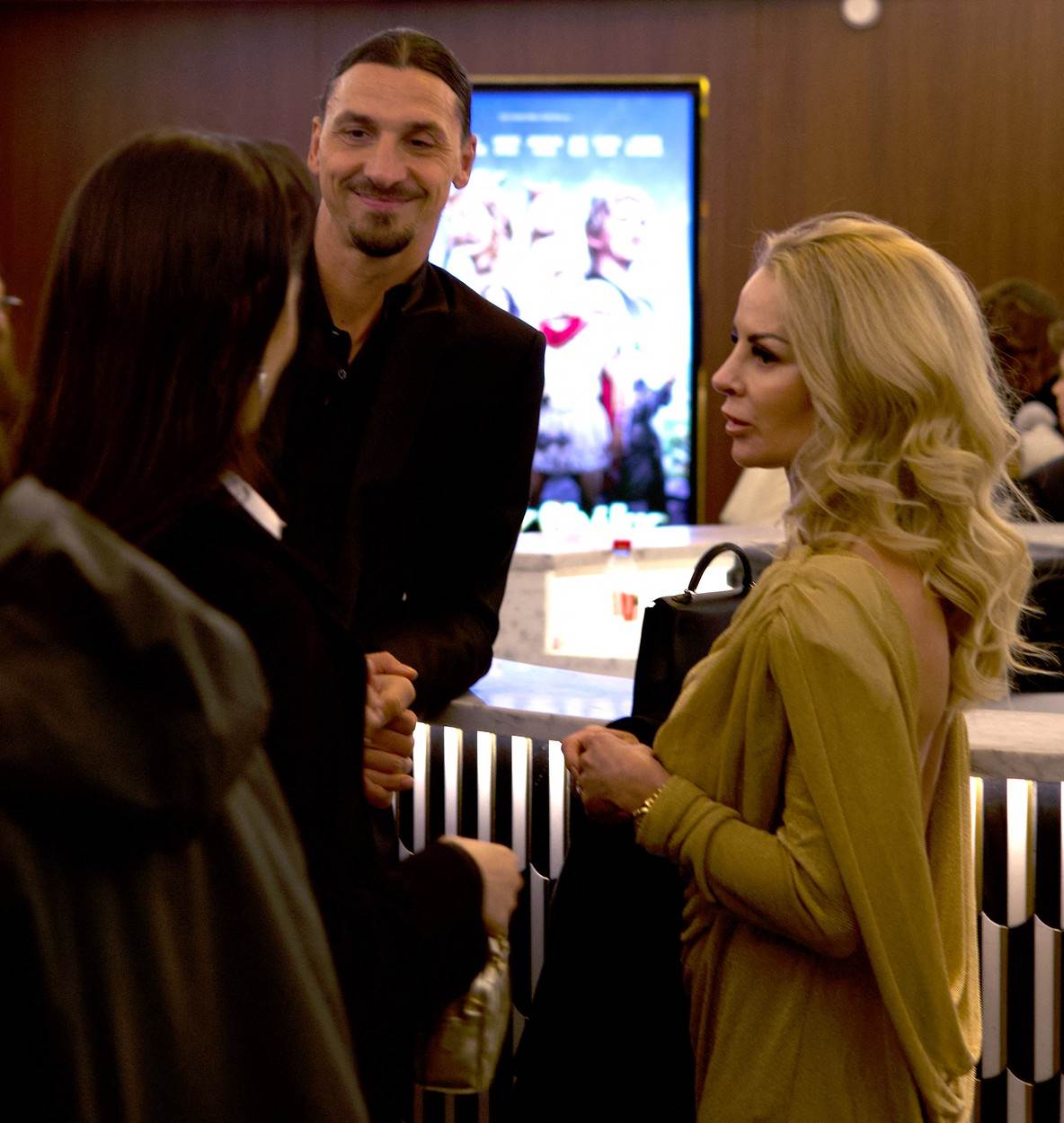  Helena Seger i Zlatan Ibrahimović pojavili su se na premijeri filma. 