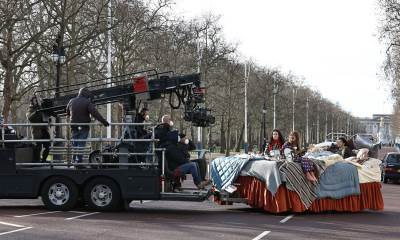Hari Stajls snimao je nov spot na ulicama Londona. 