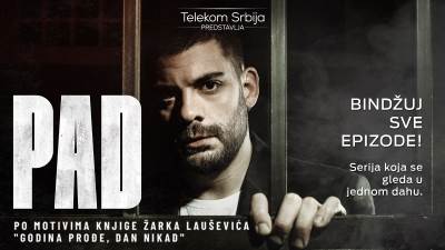 Serija Pad inspirisana bestselerom Žarka Lauševića Serija Pad inspirisana bestselerom Žarka Lauševića