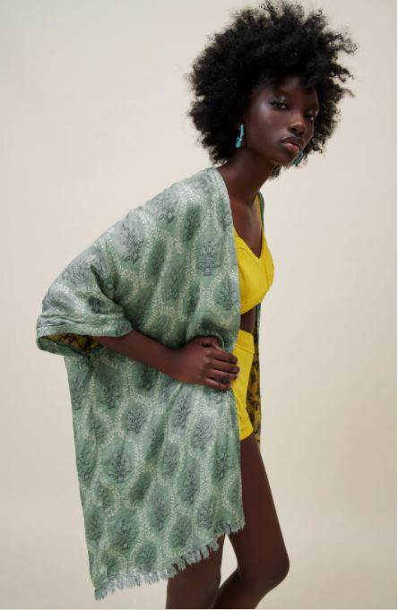 svileni kimono ogrtac 
