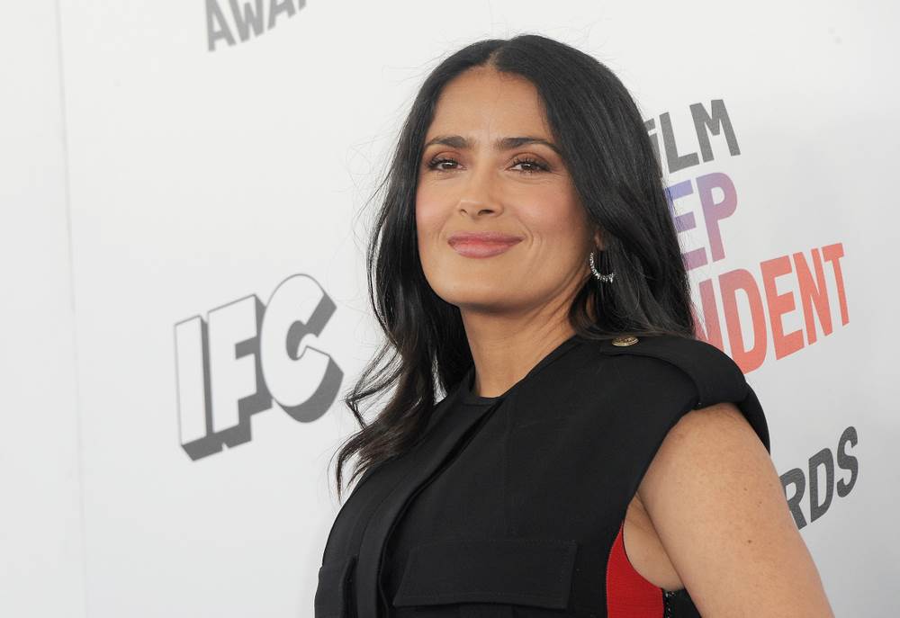 Salma Hajek u bikiniju