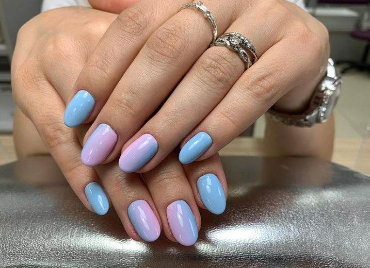 ombre nokti