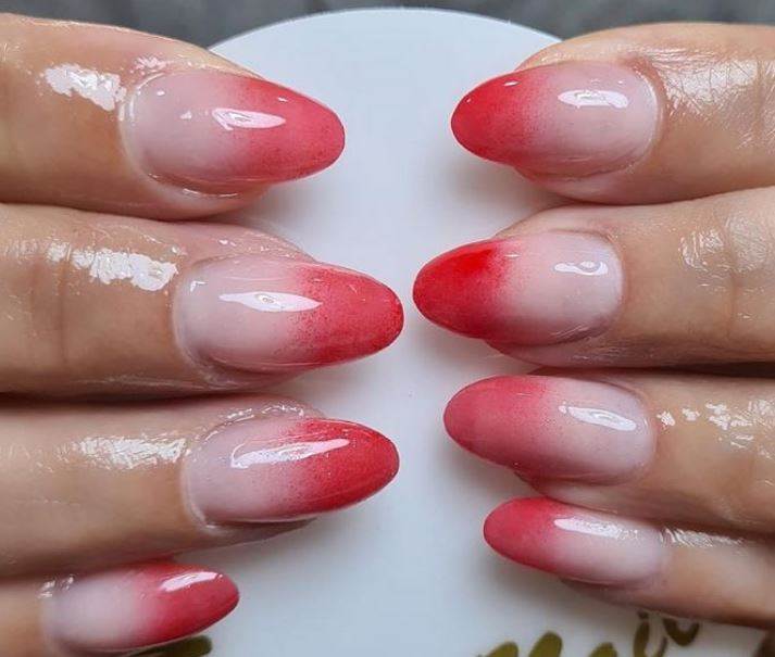 ombre nokti
