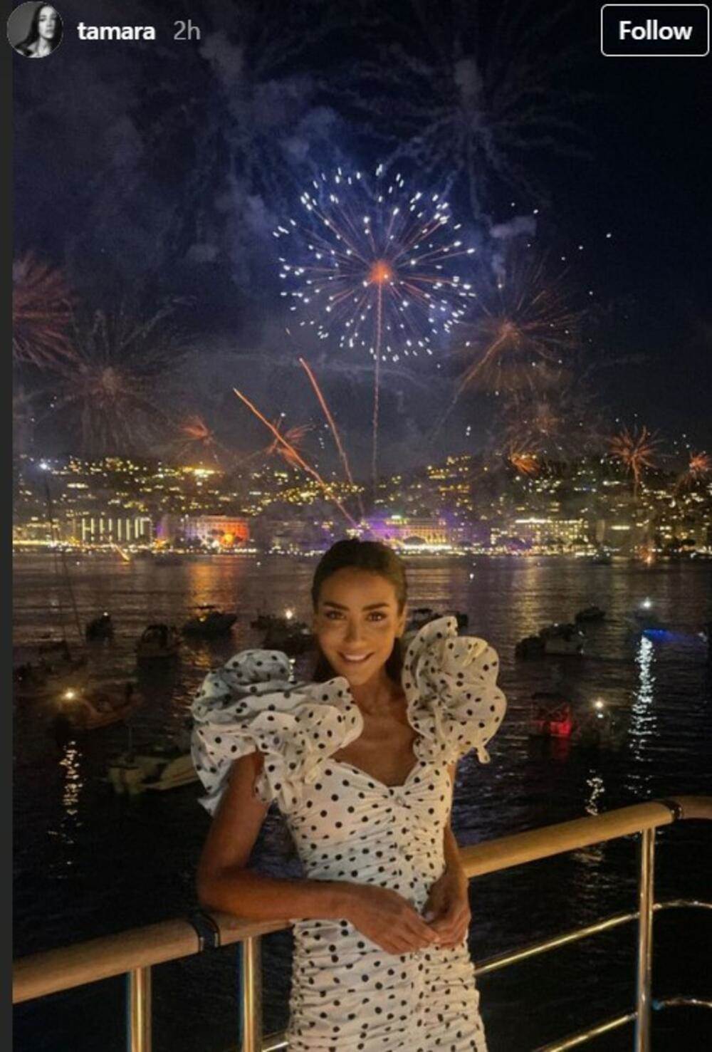 Tamara Kalinić uživa na krstarenju