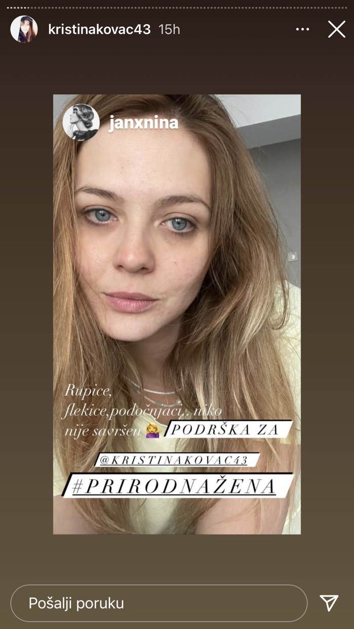 Slika Kristine Kovač izazvala buru komentara na mrežama