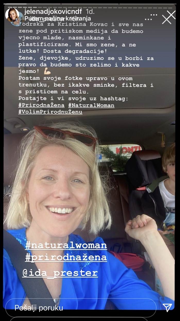 Slika Kristine Kovač izazvala buru komentara na mrežama