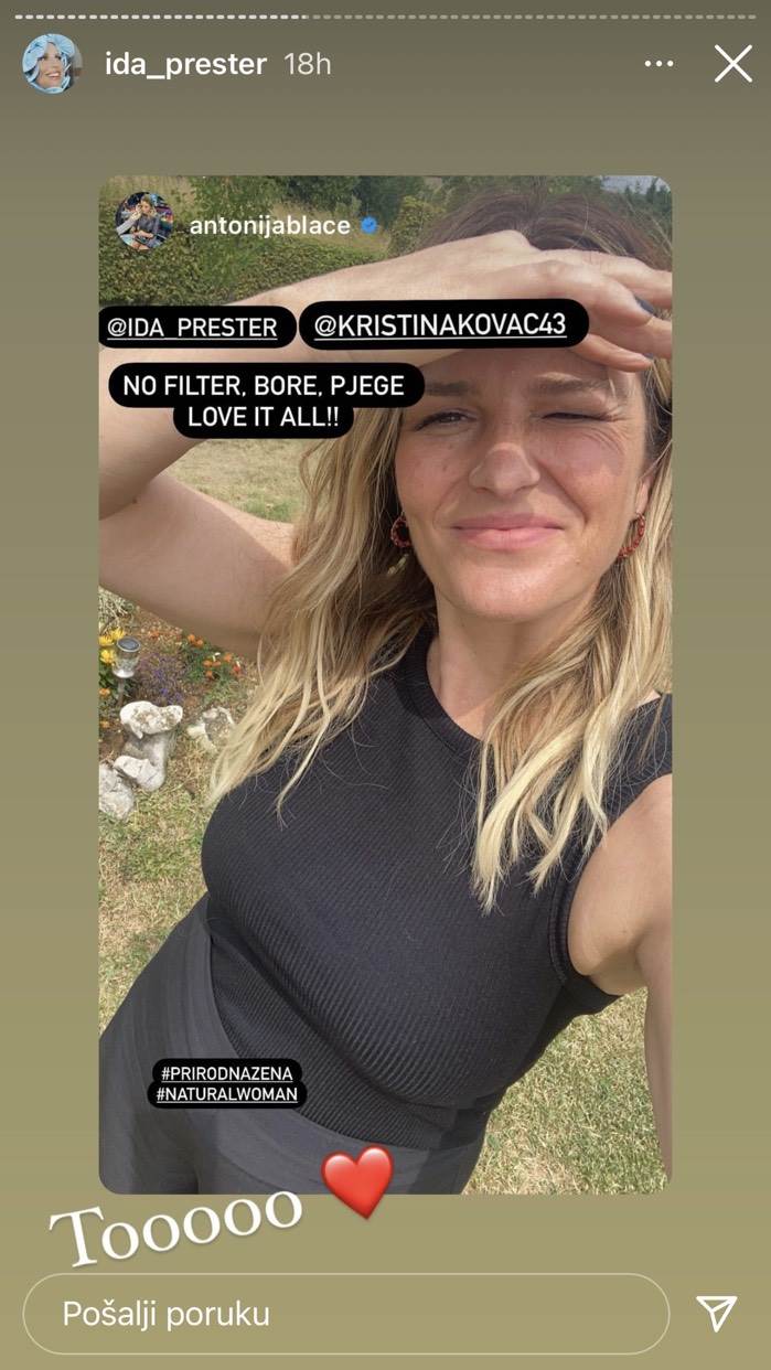 Slika Kristine Kovač izazvala buru komentara na mrežama