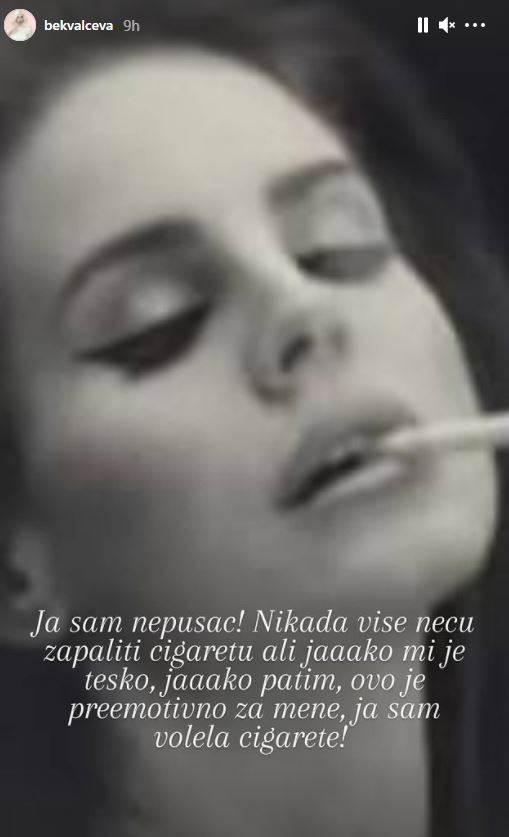 Nataša ima krizu nakon ostavljanja cigareta