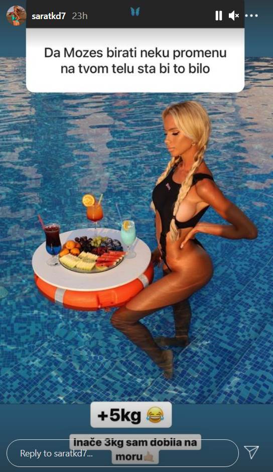 Sara Damjanović o plastičnim operacijama na svom telu