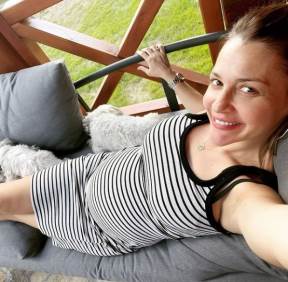Marijana Mićić u 9 mesecu trudnoće
