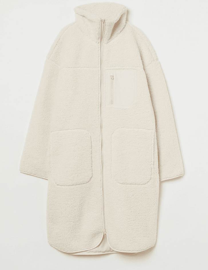 Shearling kaputi su zimski trend