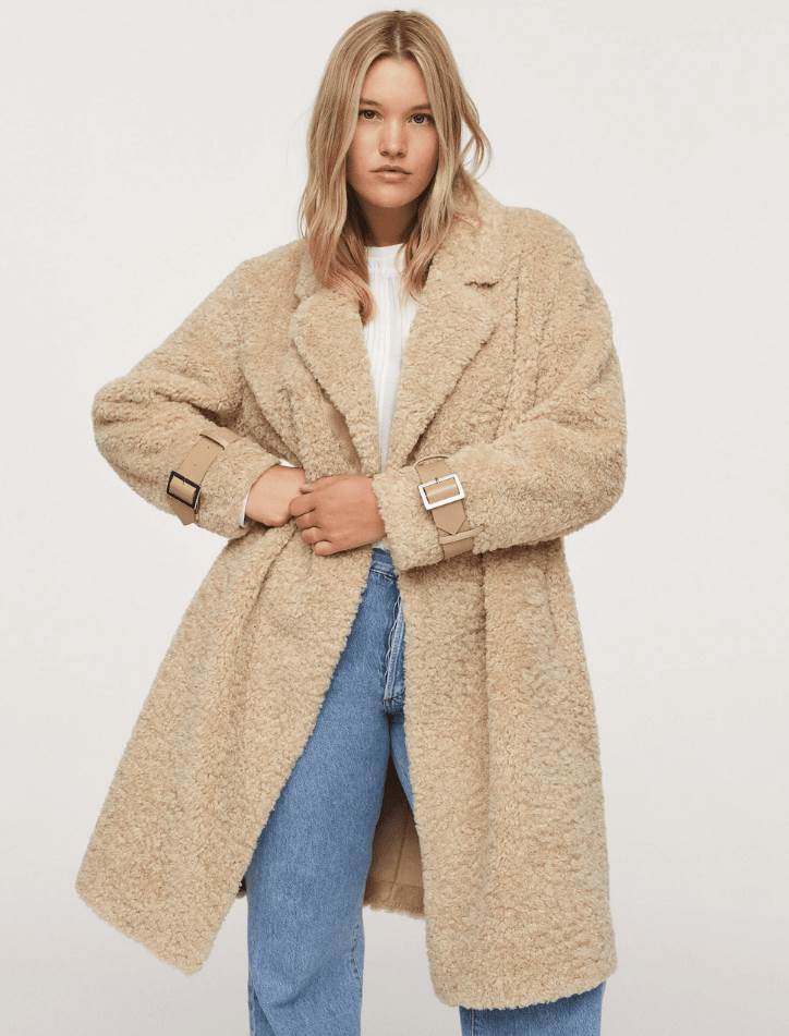 Shearling kaputi su zimski trend