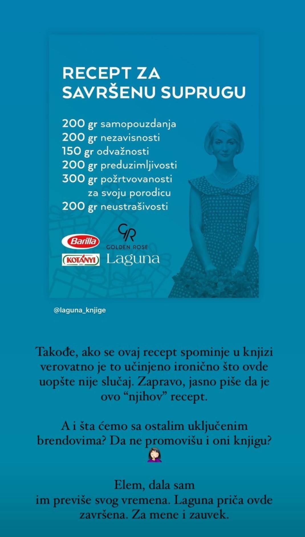 Komentar na Lagunu