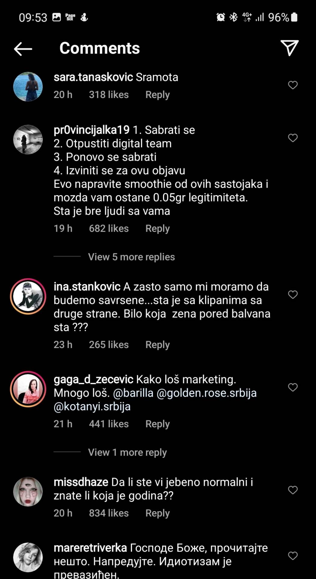 Komentar na Lagunu