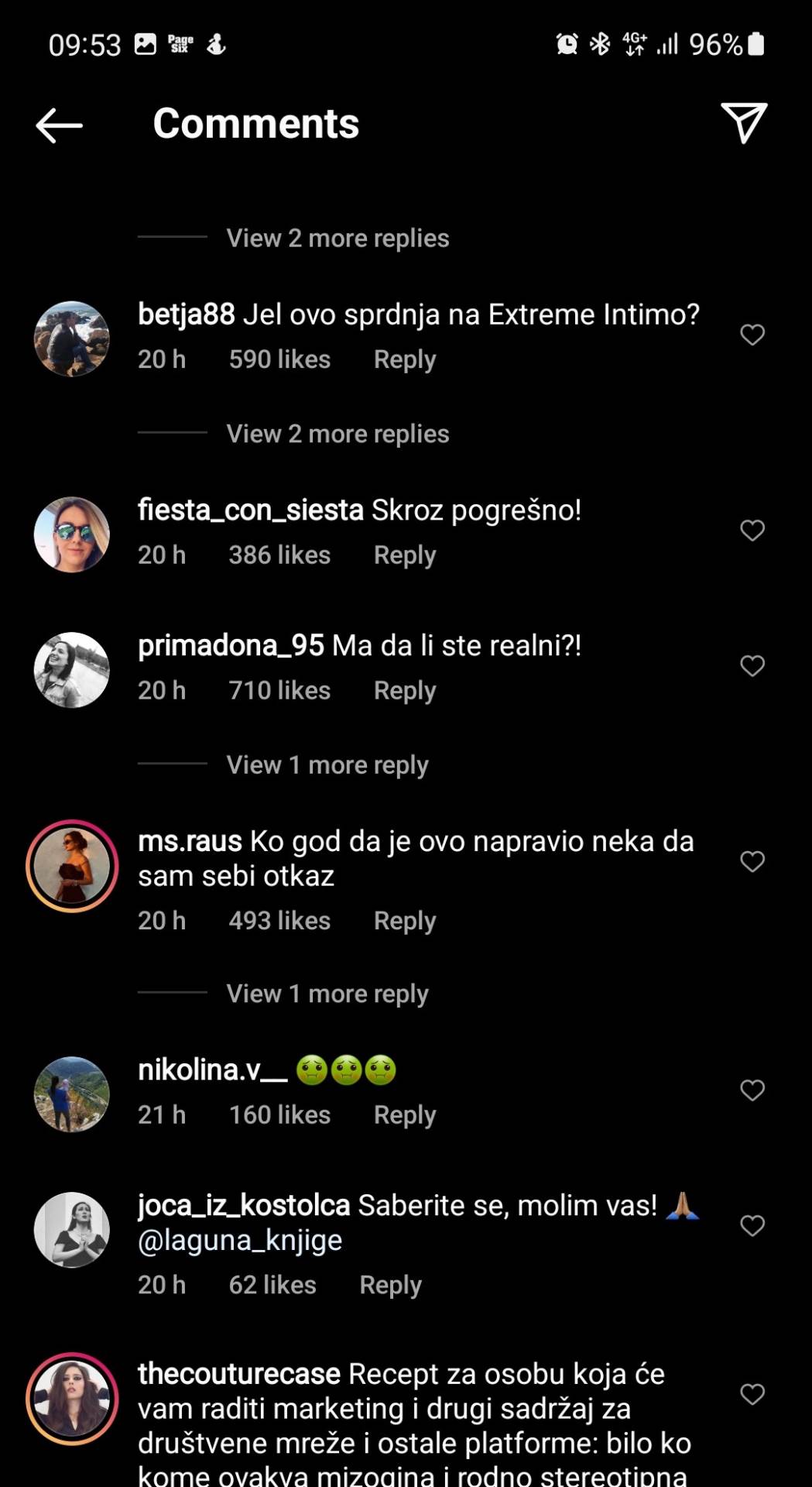Komentar na Lagunu