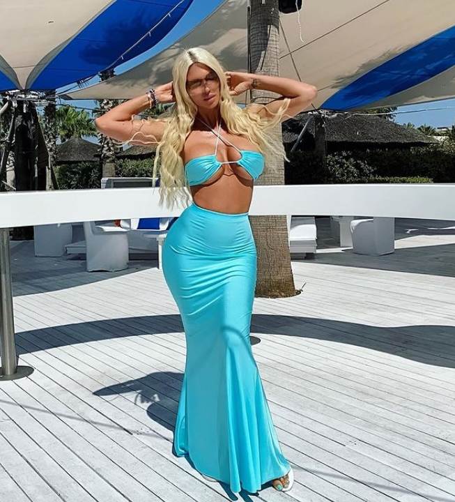 Jelena Karleuša u slip haljini