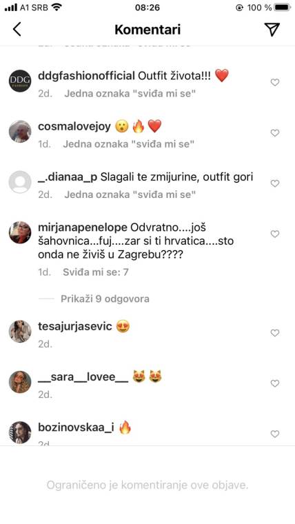 dunja jovanic komentari na pantalone