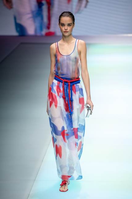 Marija Žeželj bila je zvezda Nedelje mode u Milanu.