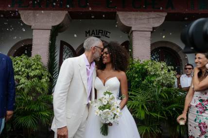 Tina Kunaki i Vensan Kasel u braku su od 2018. godine.