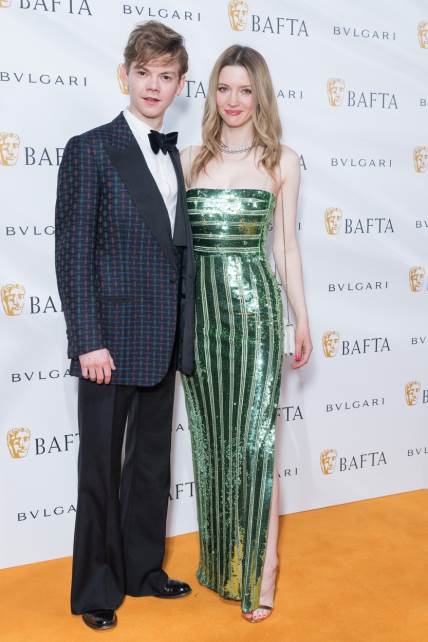 Talula Rajli, Tomas Brodi Sangster privlačili su pažnju posetilaca BAFTA dodele nagrada.