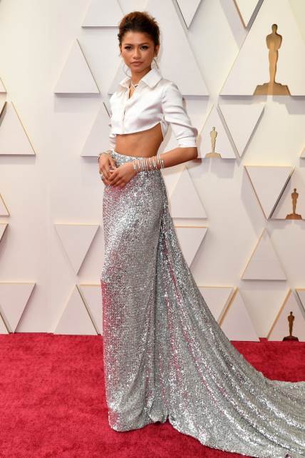 Zendaja je ponela suknju i bluzu na dodeli Oskara 2022.
