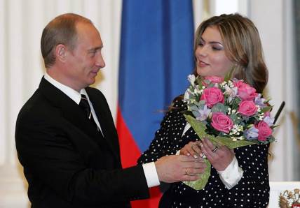 Alina Kabajeva i Putin.