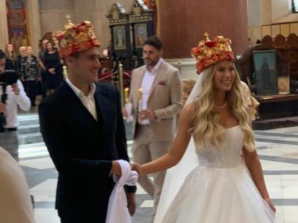 Saška Veselinov udala se za Đorđa prošle godine.