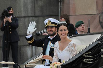 princ Karl Filip i princeza Sofija venčanje.