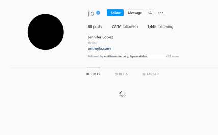 Dženifer Lopez je izbrisala sve objave na Instagramu.
