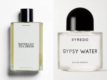 Zara Waterlily Tea Dress je kopija Byredo Gypsy Water parfema.
