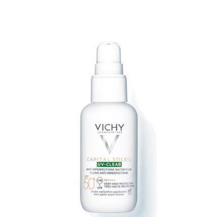 VICHY Capital Soleil UV-Clear SPF 50+ fluid daje sjajne rezultate a neguje kožu.