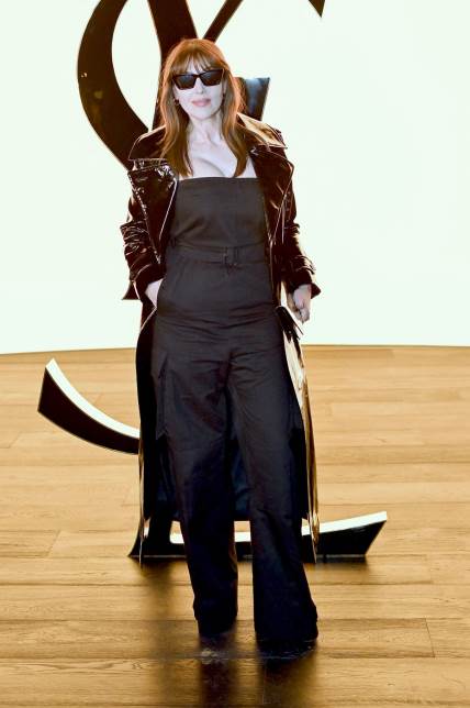 Monika Beluči na reviji na Nedelji mode.
