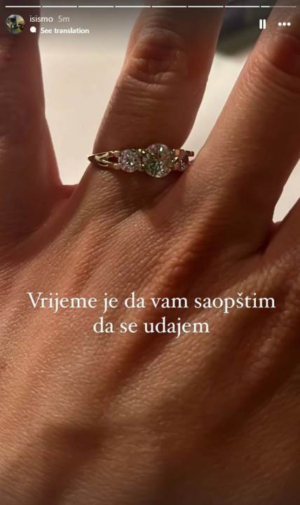 Isidora Mijanović prsten.