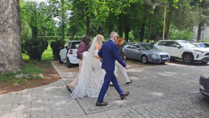 Sergej Trifunović na venčanju