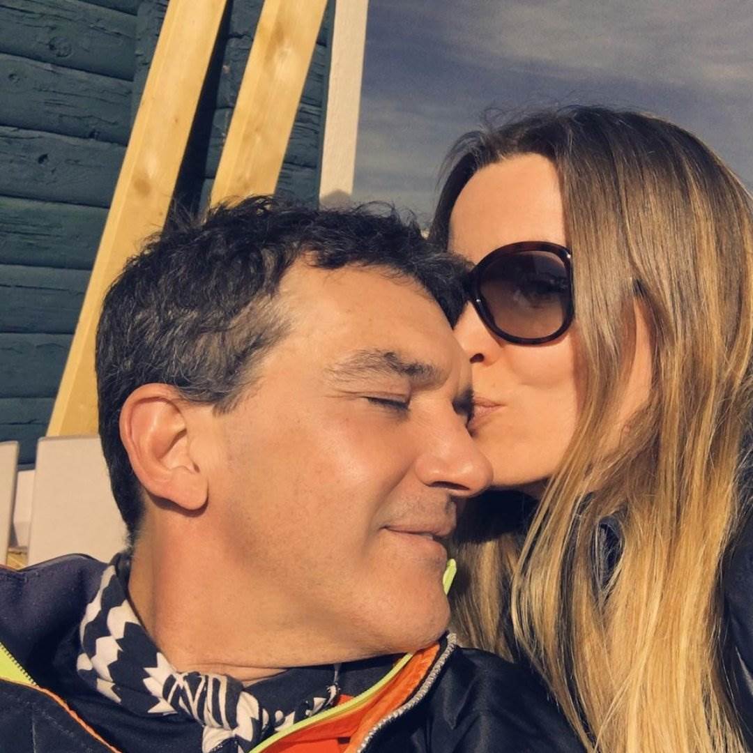 Antonio Banderas sa devojkom