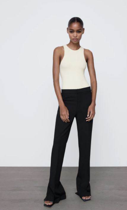 trapez pantalone moda