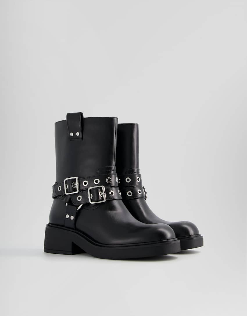 Bershka bajkerske čizme