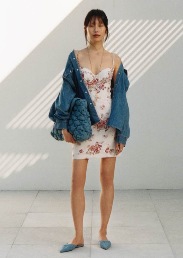 h&m cvetna haljina