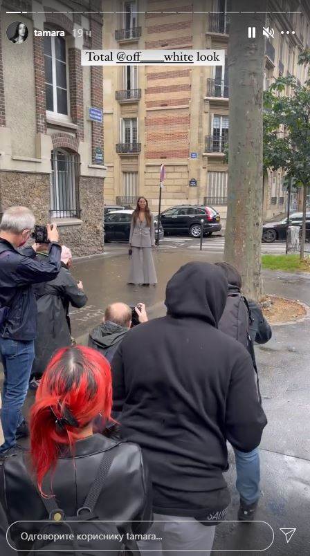 tamara kaninic na reviji sa belom hadid