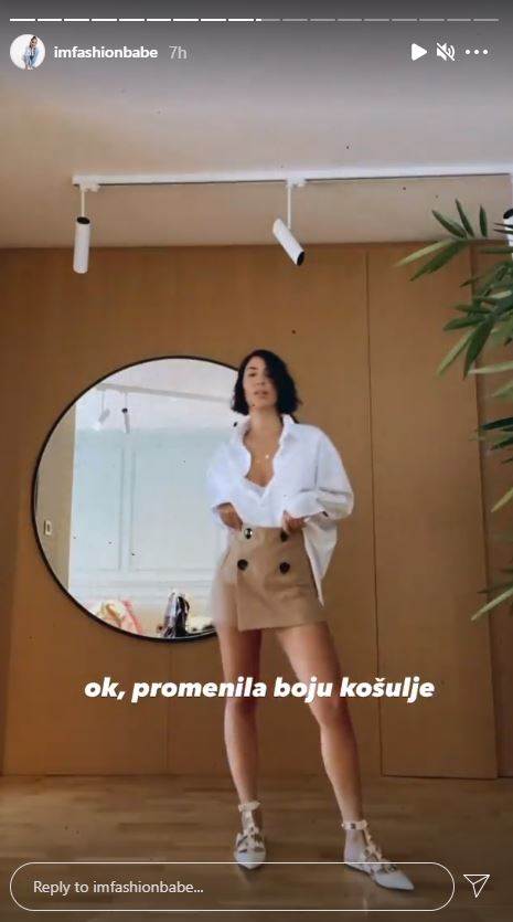 dunja jovanic oversized kosulja na 4 nacina