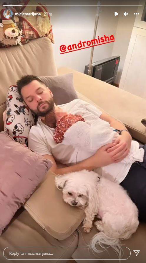 Marijana Mićić podelila je emotivnu fotografiju sa partnerom Milošem Marjanovićem iz porodičnog doma.