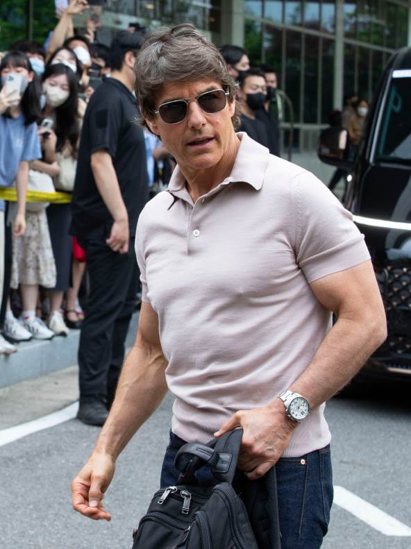 tom kruz u južnoj koreji na promociji filma top gan 2