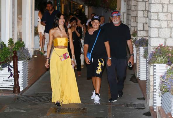 Flavio Briatore i Elizabeta Gregoraci su letovali na Kapriju.